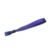 Custom Fabric Event Wristbands with Secure Plastic Sliding Lock