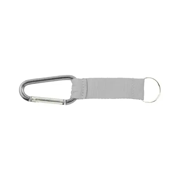 Custom Heavy-Duty Carabiner Keychain Strap with Logo Patch