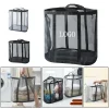Foldable Large Capacity Nylon Mesh Laundry Basket