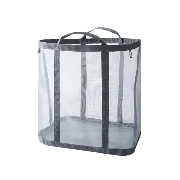Foldable Large Capacity Nylon Mesh Laundry Basket