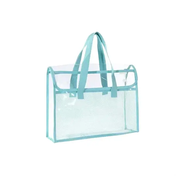 Large Capacity Clear Mesh Portable Study Bag