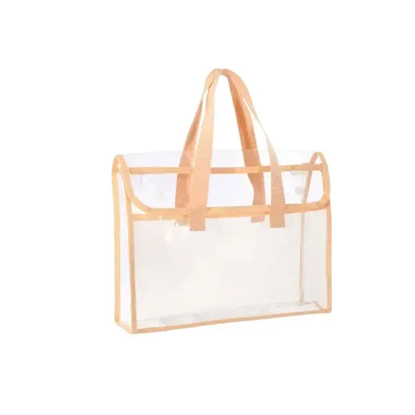 Large Capacity Clear Mesh Portable Study Bag