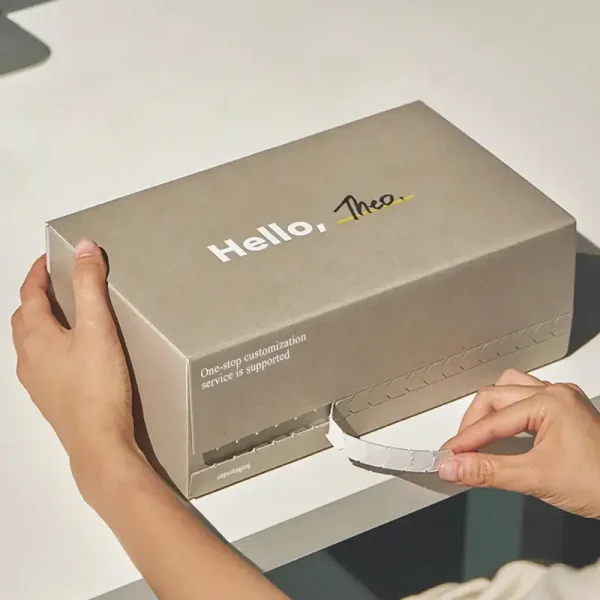 Custom Printed Corrugated Mailer Box with Tear Strip