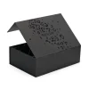 Luxury Magnetic Black Gift Box with Satin Insert